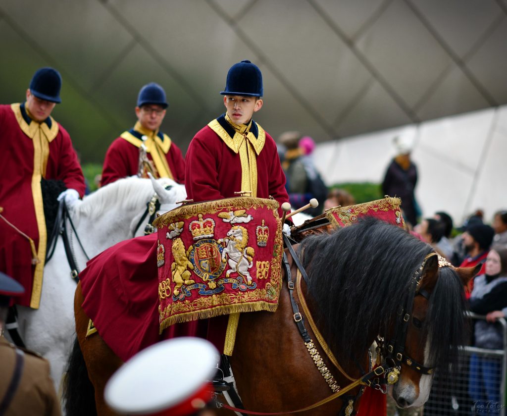 Drummer on horseback