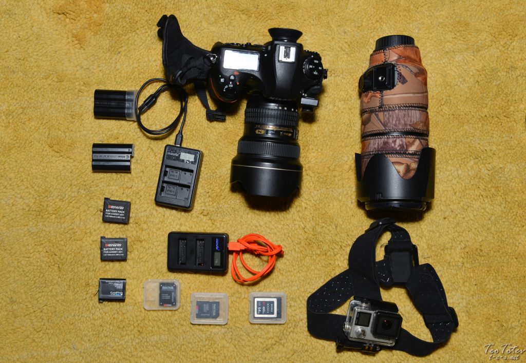 Nikon D850 Travel Kit with GPS, two lenses and GoPro