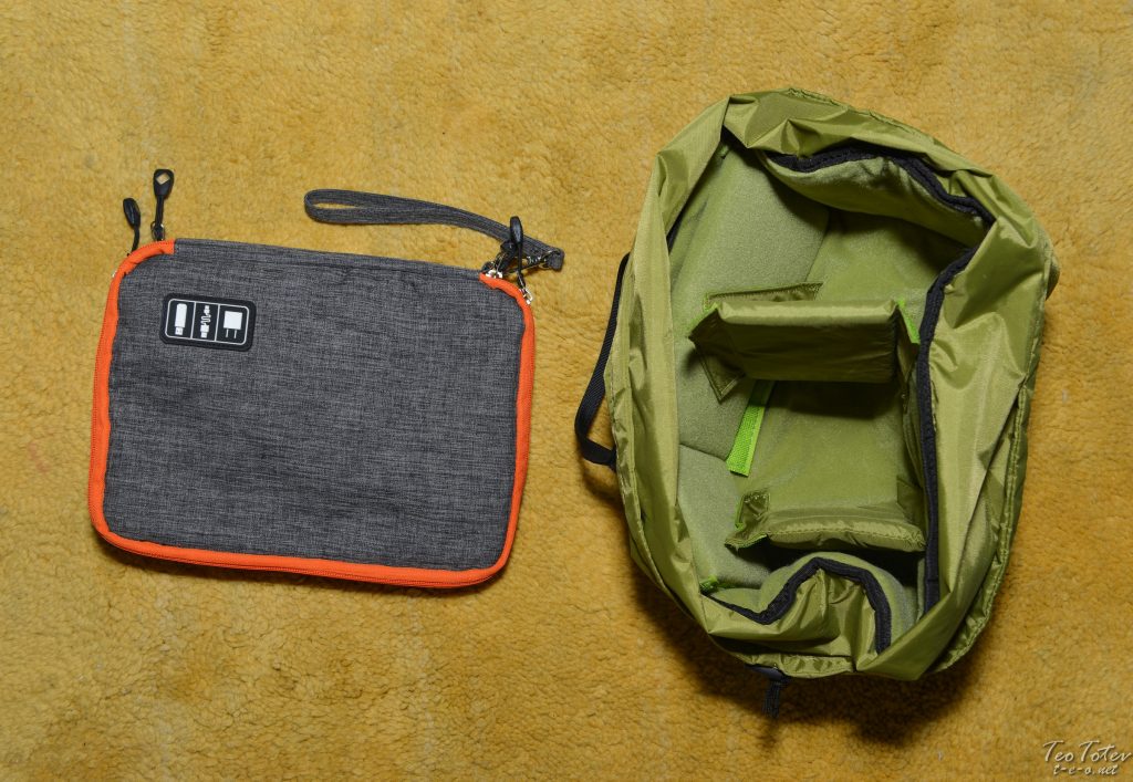 Travel photographer Camera Padding and Accessories Bag