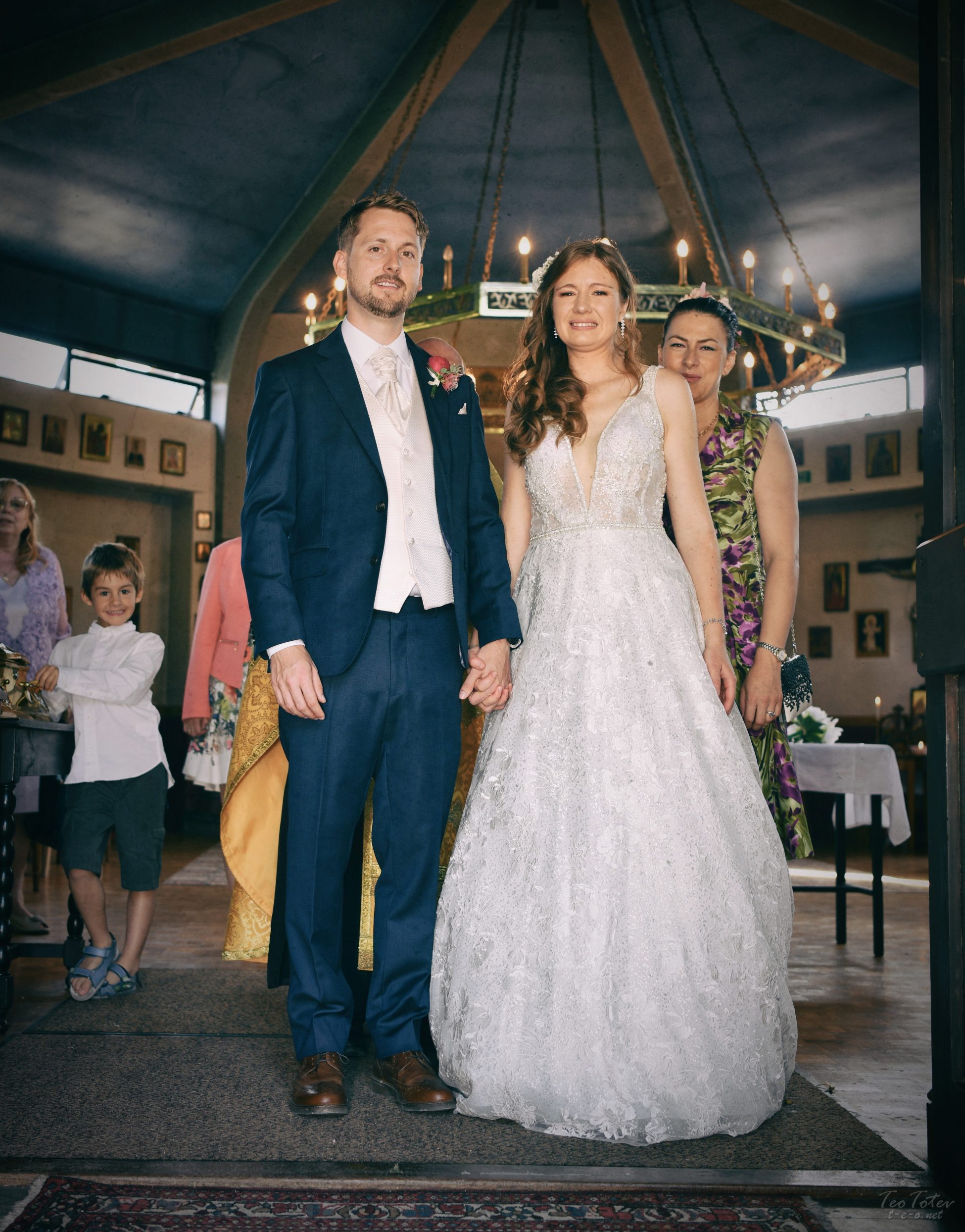 Bride and Groom in Church