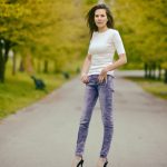 Long Legs girl in stilettos