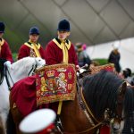 Drummer on horseback