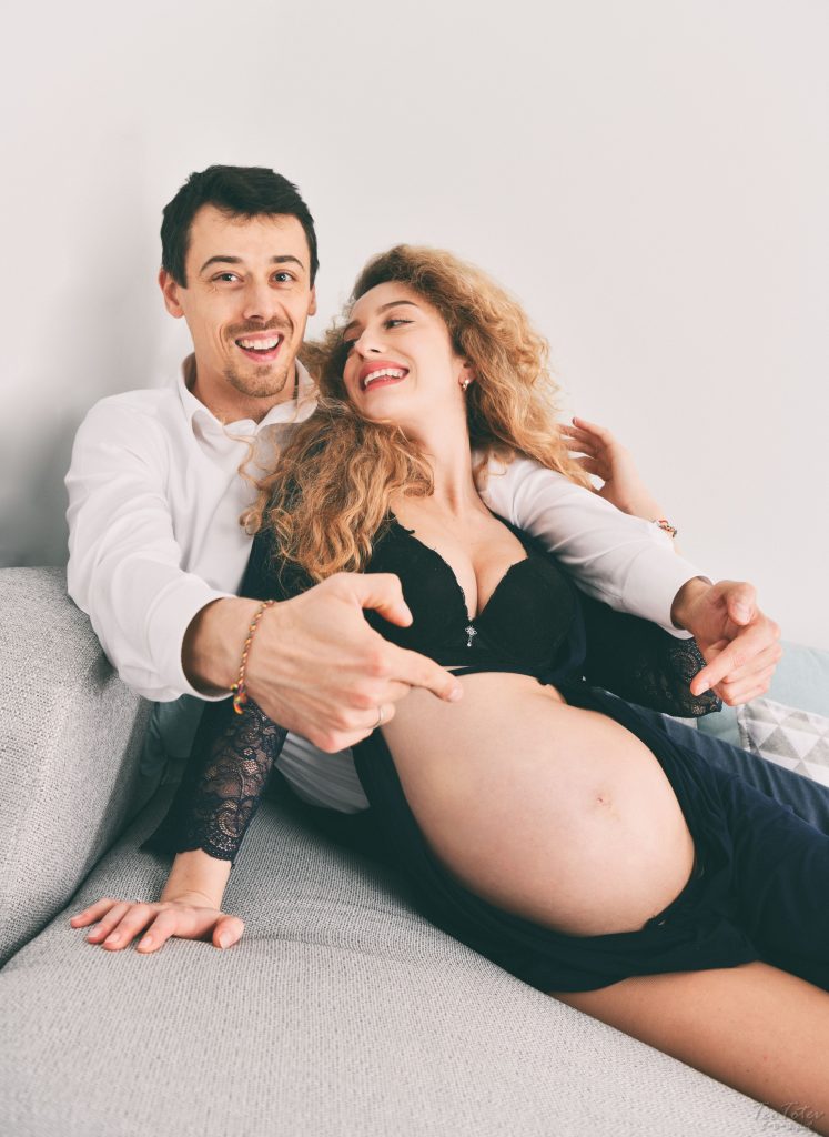 Happy Father Maternity Photography