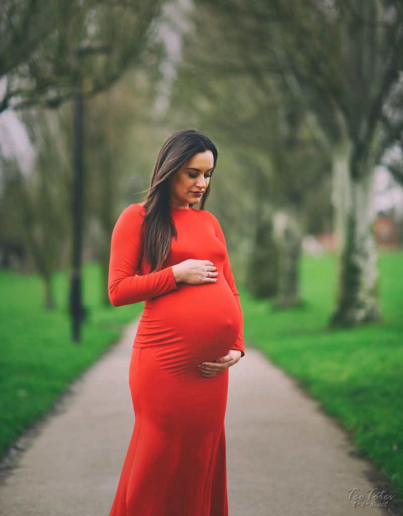 Red Maternity Dress