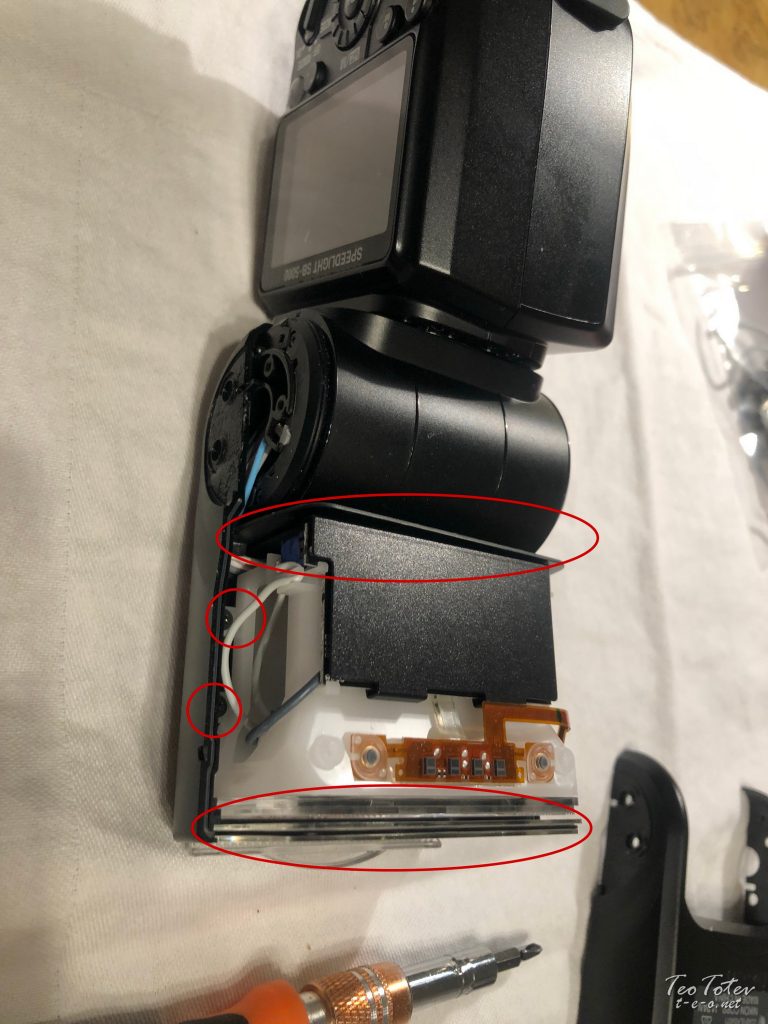 What needs to be removed to release flash tube assembly