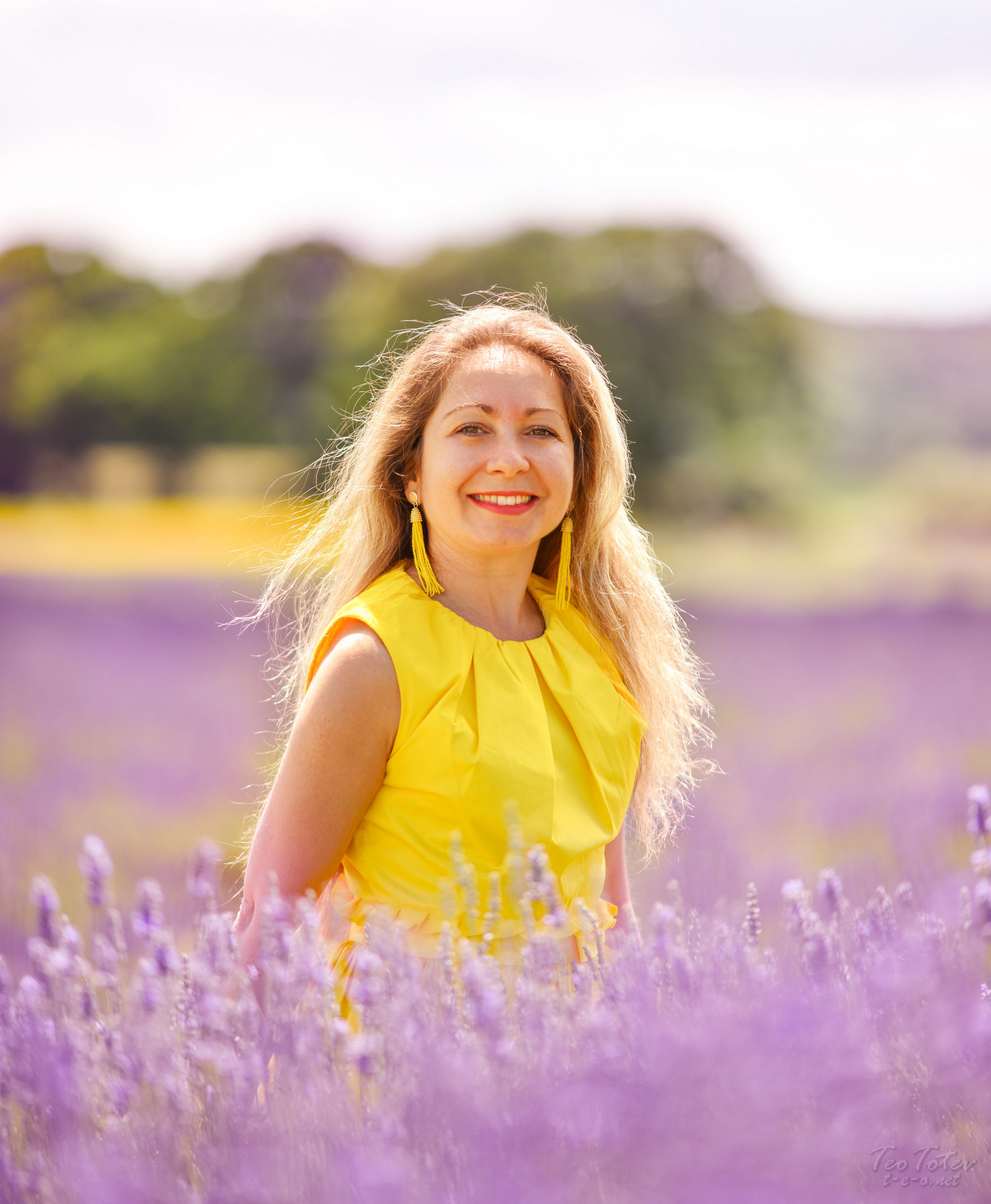 Lavender Field Portrait