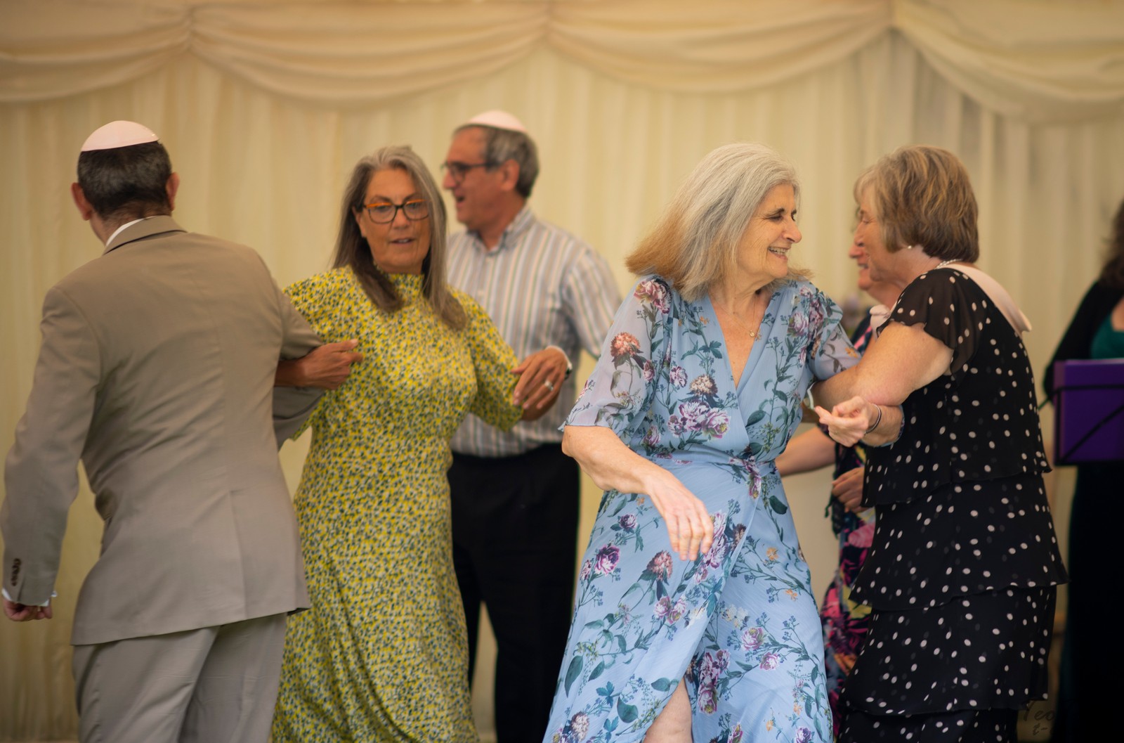 Group Dance at Jewish Wedding