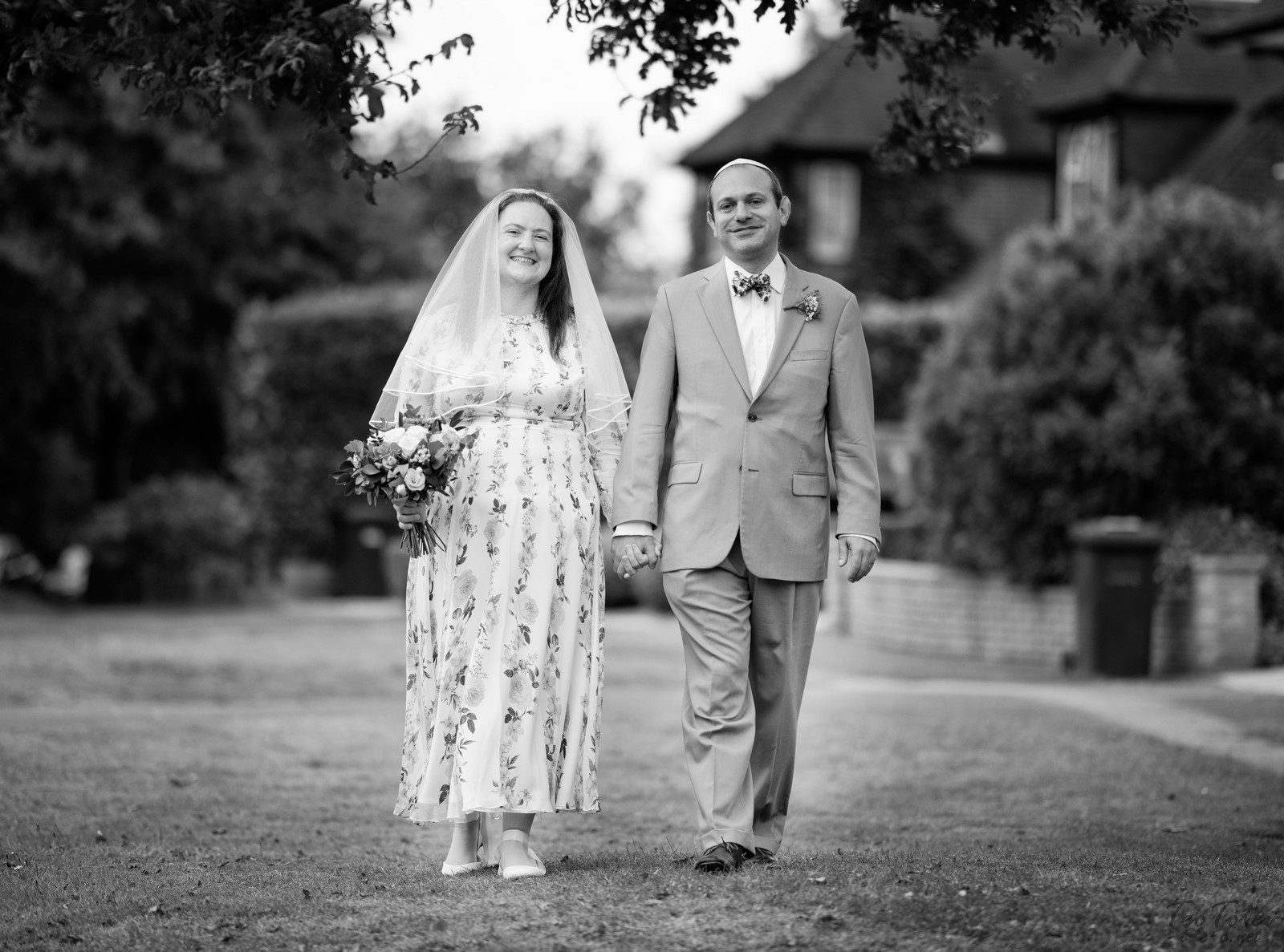 North London Jewish Wedding in Black and White