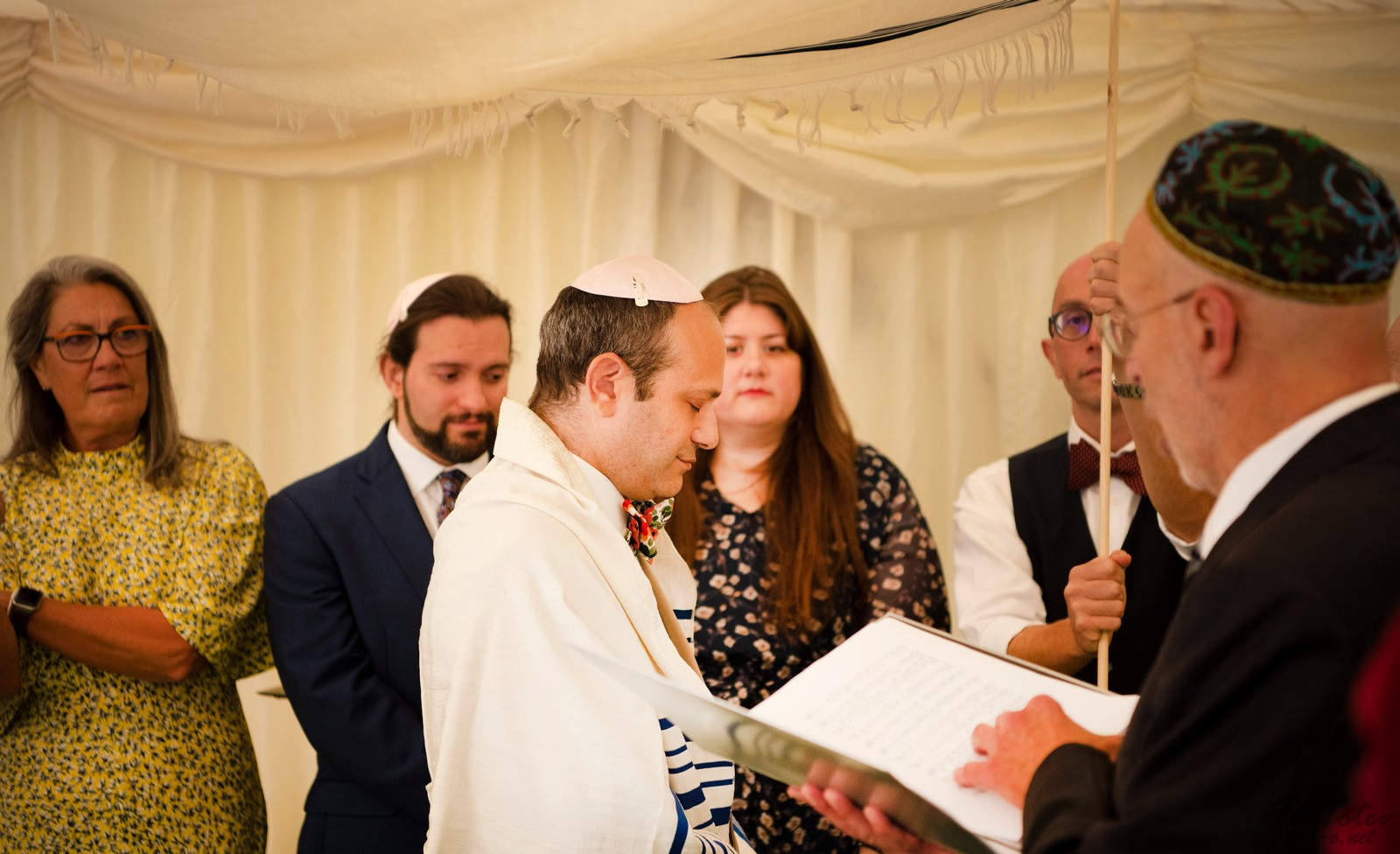 Official ceremony at Jewish Wedding