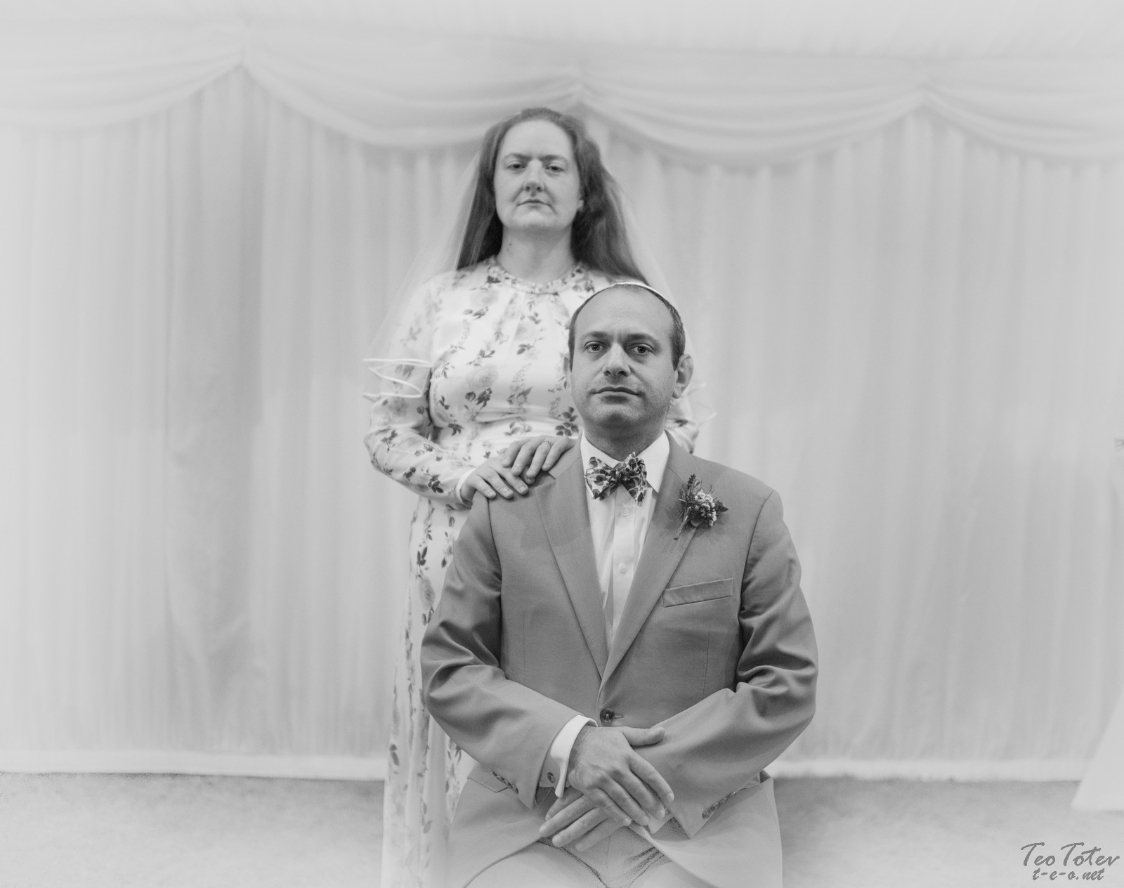 Retro Wedding Portrait