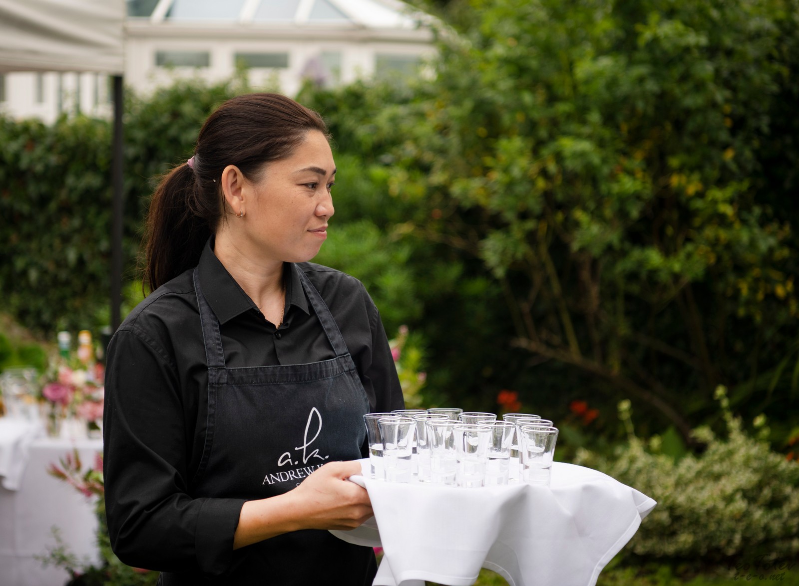 Serve Glasses at Wedding