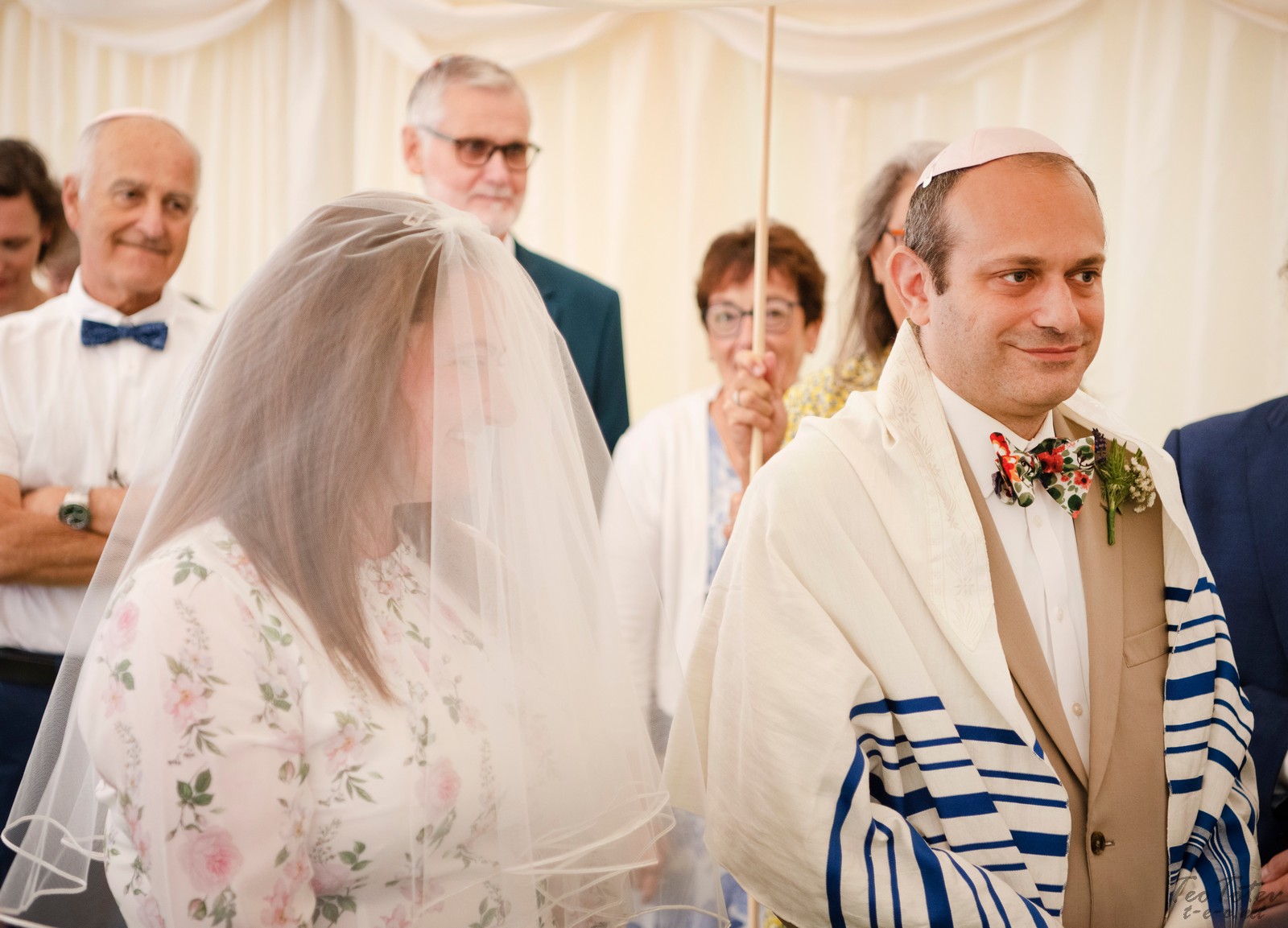 Vows at Jewish Wedding